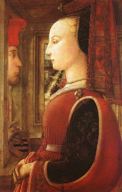 Fra Filippo Lippi Portrait of a Man and a Woman china oil painting image